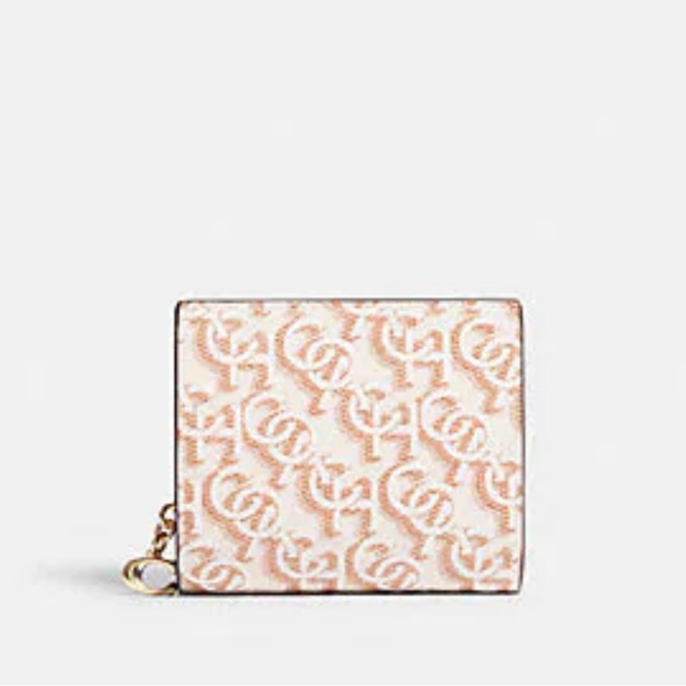❌SOLD❌RTC-NWT Coach Madi Crossbody Bag & Wallet Gold/Chalk Signature Monogra… - Picture 11 of 15